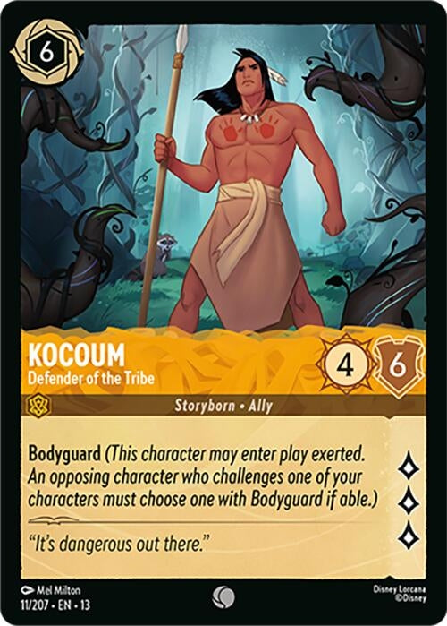 Image for Kocoum - Defender of the Tribe (11/204) [Attack of the Vine!] (13) - Disney Lorcana