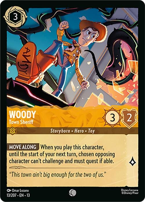Image for Woody - Town Sheriff (13/204) [Attack of the Vine!] (13) - Disney Lorcana