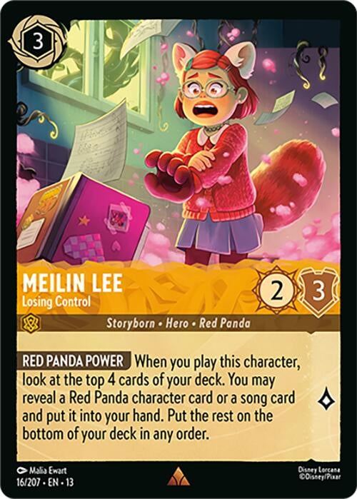 Image for Meilin Lee - Losing Control (16/204) [Attack of the Vine!] (13) - Disney Lorcana