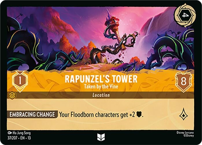 Image for Rapunzel's Tower - Taken by the Vine (37/204) [Attack of the Vine!] (13) - Disney Lorcana