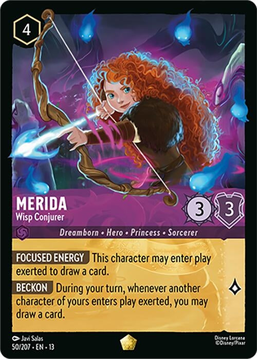 Image for Merida - Wisp Conjurer (50/204) [Attack of the Vine!] (13) - Disney Lorcana