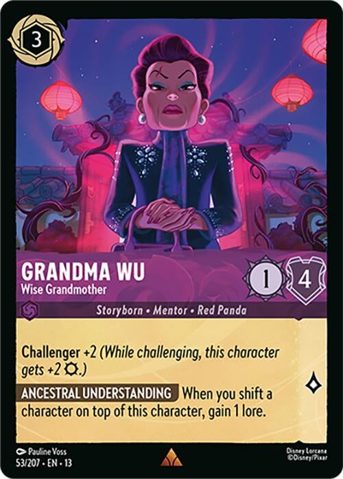 Image for Grandma Wu - Wise Grandmother (53/204) [Attack of the Vine!] (13) - Disney Lorcana
