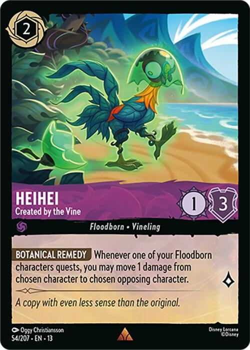 Image for Heihei - Created by the Vine (54/204) [Attack of the Vine!] (13) - Disney Lorcana