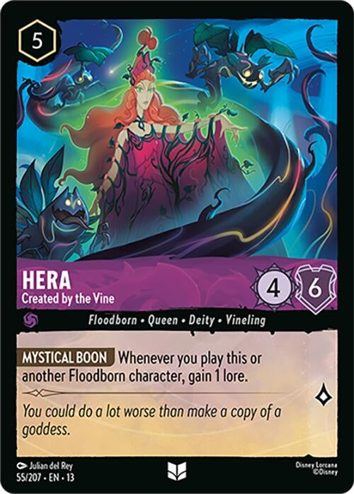 Image for Hera - Created by the Vine (55/204) [Attack of the Vine!] (13) - Disney Lorcana