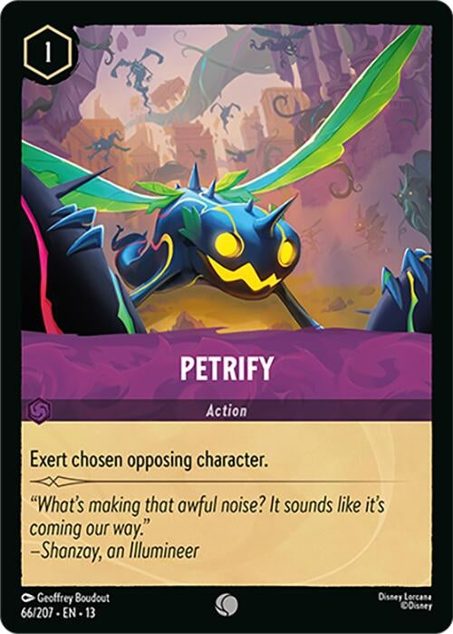 Image for Petrify (66/204) [Attack of the Vine!] (13) - Disney Lorcana
