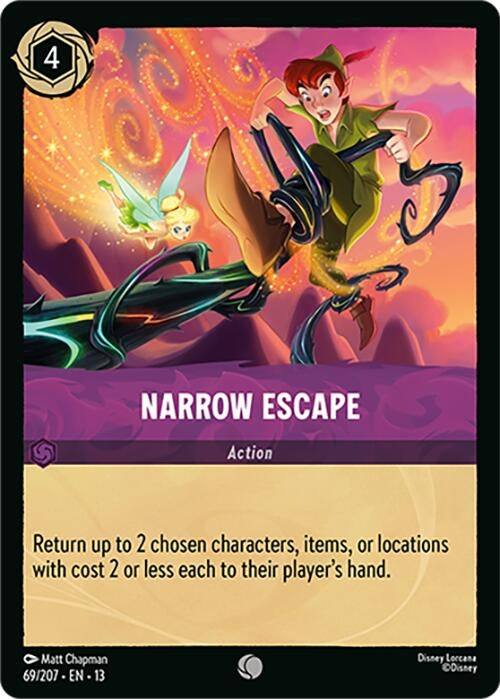 Image for Narrow Escape (69/204) [Attack of the Vine!] (13) - Disney Lorcana