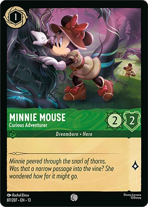 Image for Minnie Mouse - Curious Adventurer (87/204) [Attack of the Vine!] (13) - Disney Lorcana