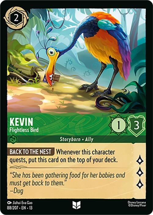 Image for Kevin - Flightless Bird (88/204) [Attack of the Vine!] (13) - Disney Lorcana