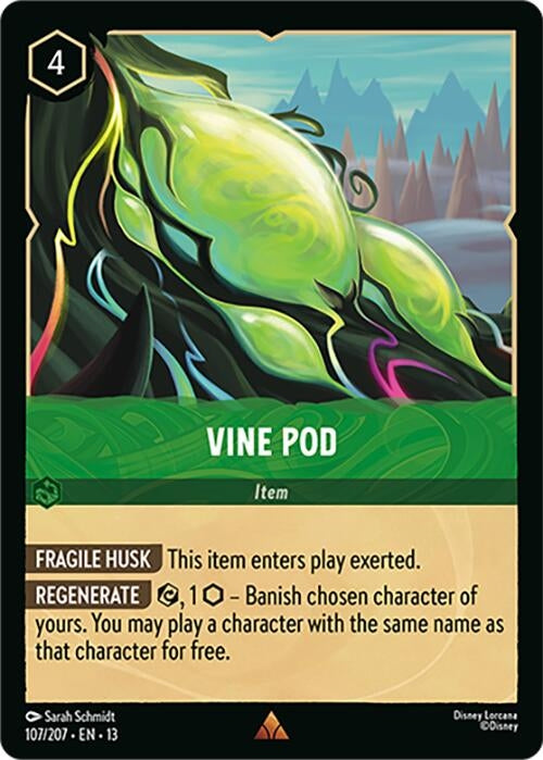 Image for Vine Pod (107/204) [Attack of the Vine!] (13) - Disney Lorcana