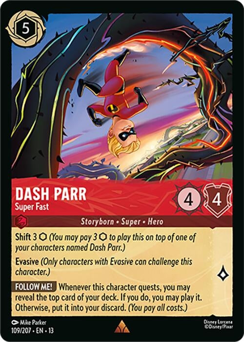 Image for Dash Parr - Super Fast (109/204) [Attack of the Vine!] (13) - Disney Lorcana