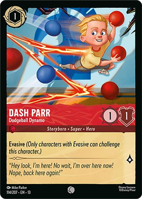 Image for Dash Parr - Dodgeball Dynamo (114/204) [Attack of the Vine!] (13) - Disney Lorcana
