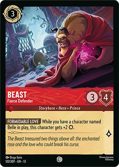 Image for Beast - Fierce Defender (122/204) [Attack of the Vine!] (13) - Disney Lorcana