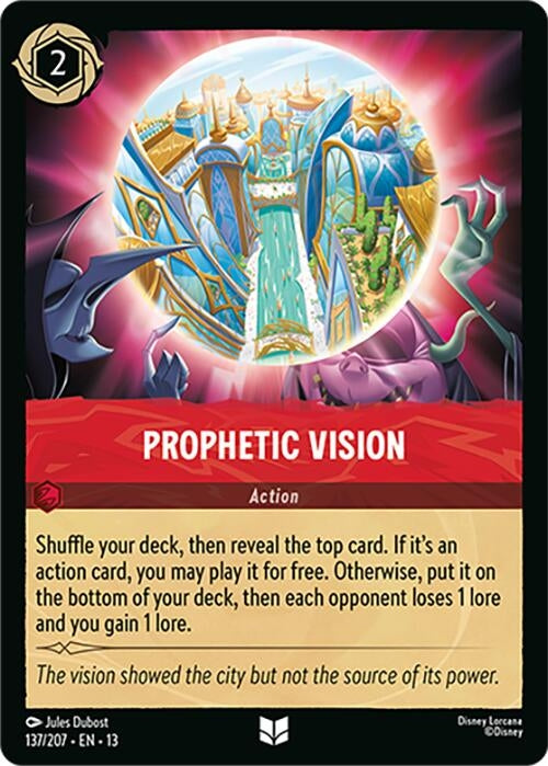 Image for Prophetic Vision (137/204) [Attack of the Vine!] (13) - Disney Lorcana