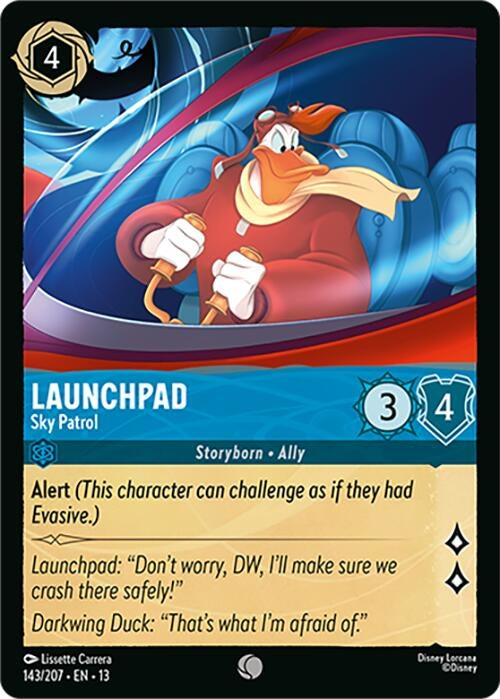 Image for Launchpad - Sky Patrol (143/204) [Attack of the Vine!] (Cold Foil) (13) - Disney Lorcana