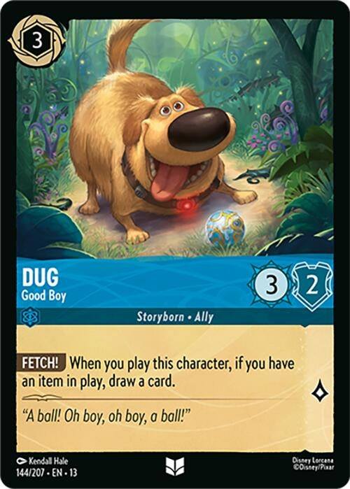 Image for Dug - Good Boy (144/204) [Attack of the Vine!] (13) - Disney Lorcana