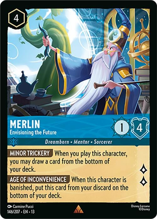 Image for Merlin - Envisioning the Future (146/204) [Attack of the Vine!] (13) - Disney Lorcana