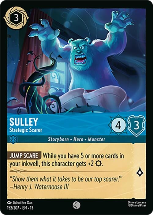 Image for Sulley - Strategic Scarer (152/204) [Attack of the Vine!] (13) - Disney Lorcana