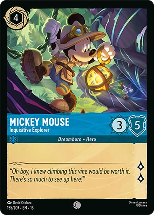Image for Mickey Mouse - Inquisitive Explorer (155/204) [Attack of the Vine!] (13) - Disney Lorcana