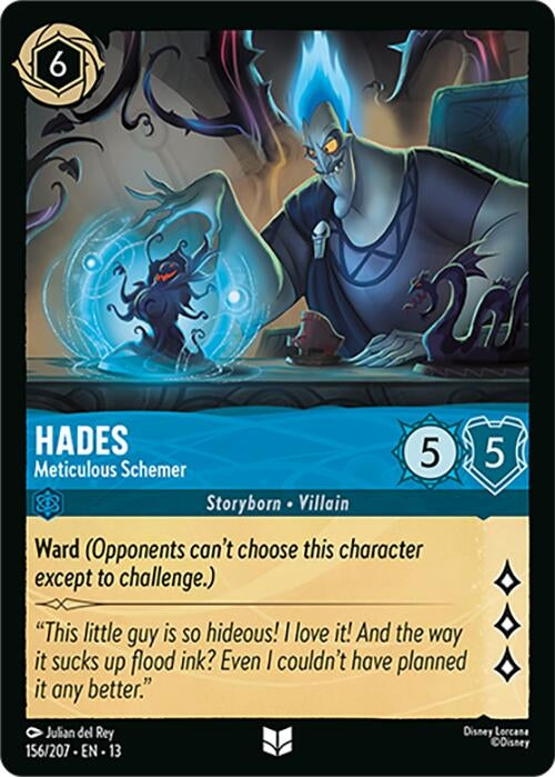 Image for Hades - Meticulous Schemer (156/204) [Attack of the Vine!] (13) - Disney Lorcana
