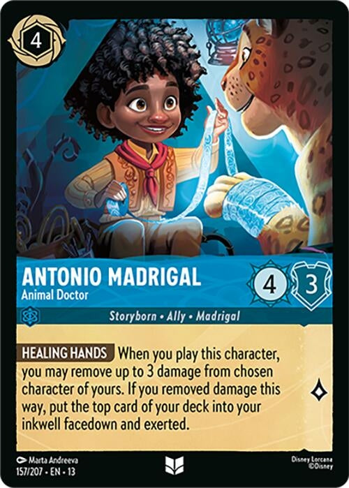 Image for Antonio Madrigal - Animal Doctor (157/204) [Attack of the Vine!] (13) - Disney Lorcana