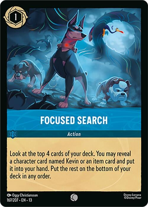 Image for Focused Search (167/204) [Attack of the Vine!] (Cold Foil) (13) - Disney Lorcana