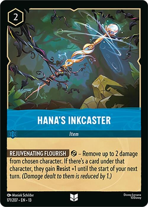 Image for Hana's Inkcaster (171/204) [Attack of the Vine!] (13) - Disney Lorcana