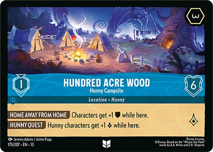Image for Hundred Acre Wood - Hunny Campsite (175/204) [Attack of the Vine!] (13) - Disney Lorcana