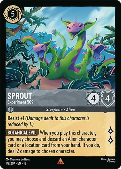 Image for Sprout - Experiment 509 (179/204) [Attack of the Vine!] (13) - Disney Lorcana