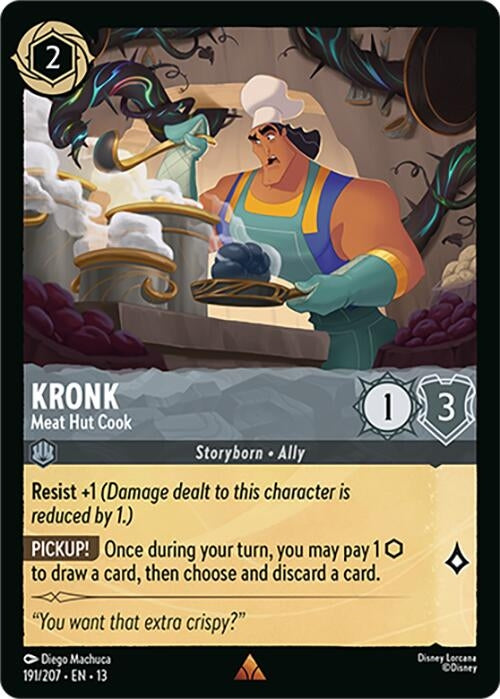 Image for Kronk - Meat Hut Cook (191/204) [Attack of the Vine!] (13) - Disney Lorcana