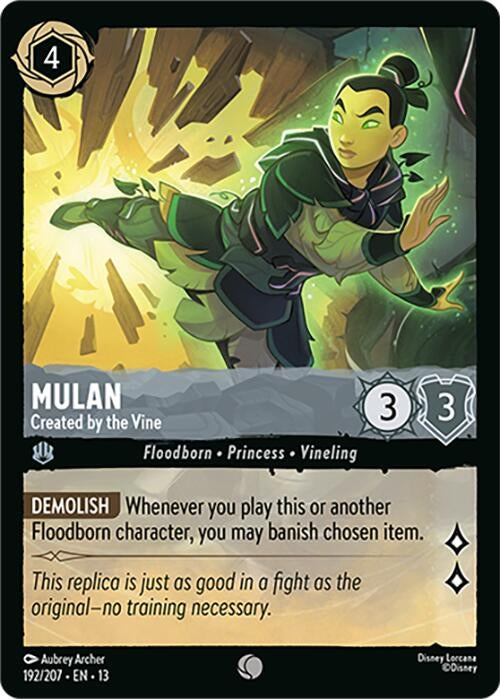 Image for Mulan - Created by the Vine (192/204) [Attack of the Vine!] (13) - Disney Lorcana