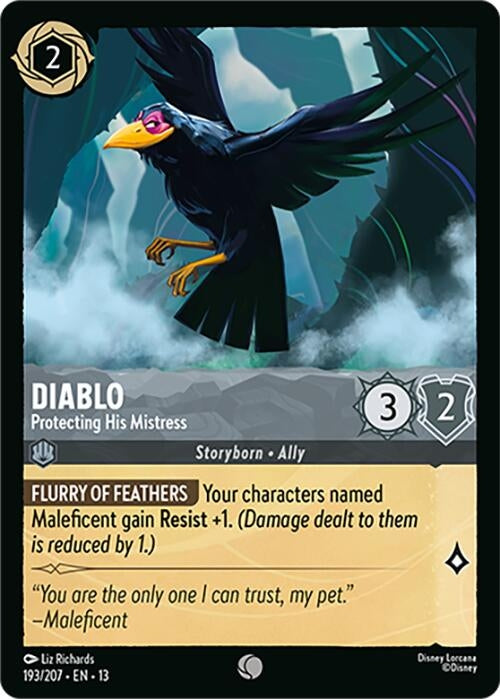 Image for Diablo - Protecting His Mistress (193/204) [Attack of the Vine!] (13) - Disney Lorcana