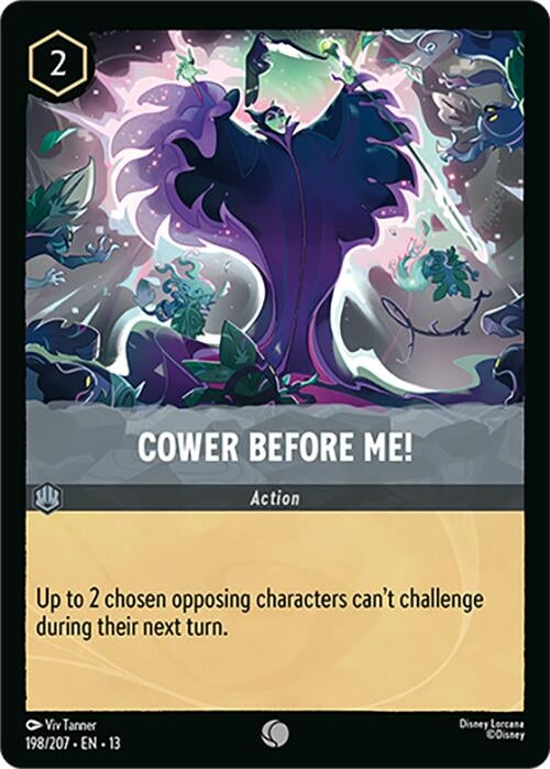 Image for Cower Before Me! (198/204) [Attack of the Vine!] (13) - Disney Lorcana