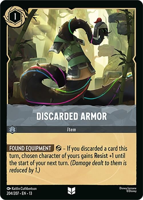 Image for Discarded Armor (204/204) [Attack of the Vine!] (13) - Disney Lorcana