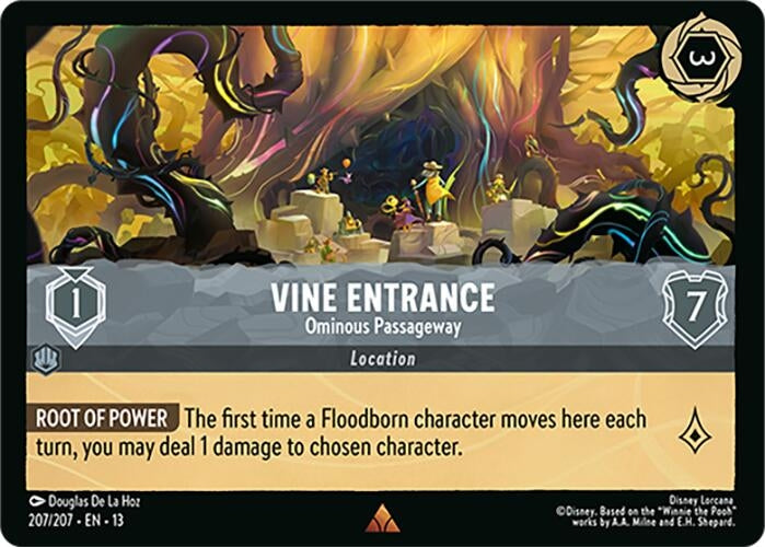 Image for Vine Entrance - Ominous Passageway (207/204) [Attack of the Vine!] (13) - Disney Lorcana