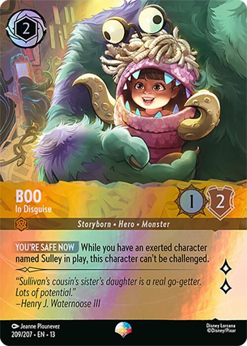 Image for Boo - In Disguise (Epic) (209/204) [Attack of the Vine!] (Holofoil) (13) - Disney Lorcana