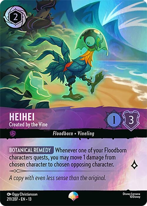 Image for Heihei - Created by the Vine (Epic) (211/204) [Attack of the Vine!] (Holofoil) (13) - Disney Lorcana
