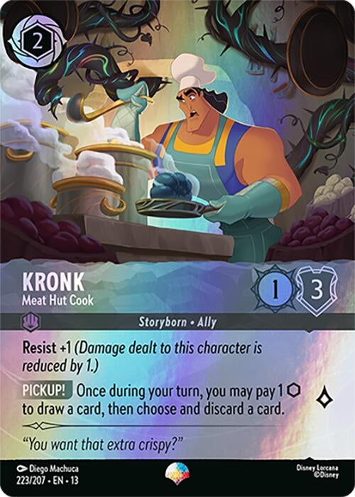 Image for Kronk - Meat Hut Cook (Epic) (223/204) [Attack of the Vine!] (Holofoil) (13) - Disney Lorcana