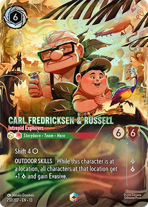 Image for Carl Fredricksen & Russell - Intrepid Explorers (Enchanted) (237/204) [Attack of the Vine!] (Holofoil) (13) - Disney Lorcana